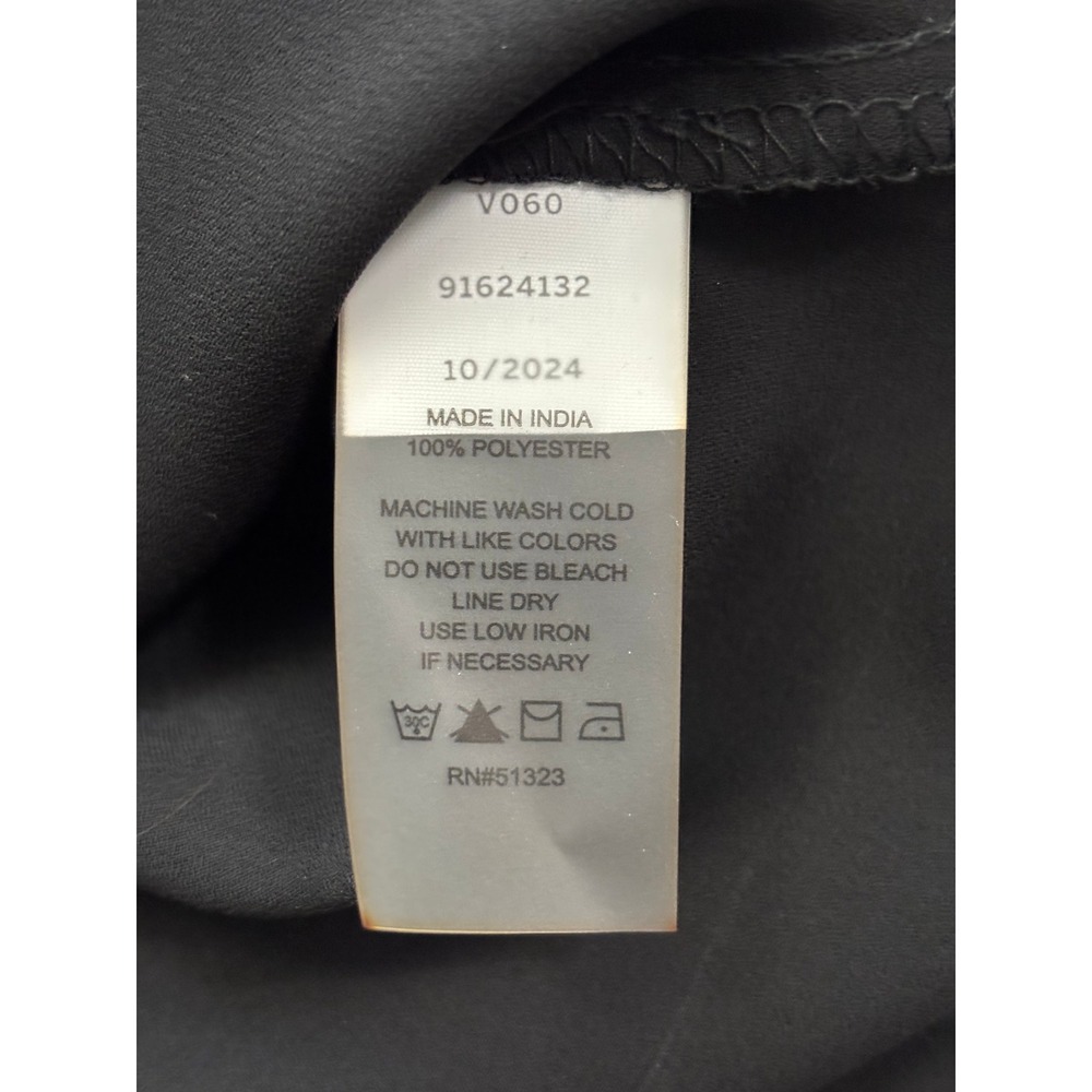 Vince Camuto Womens Floral Halter Neck Sleeveless Blouse Black Blue Small NEW - Picture 5 of 5